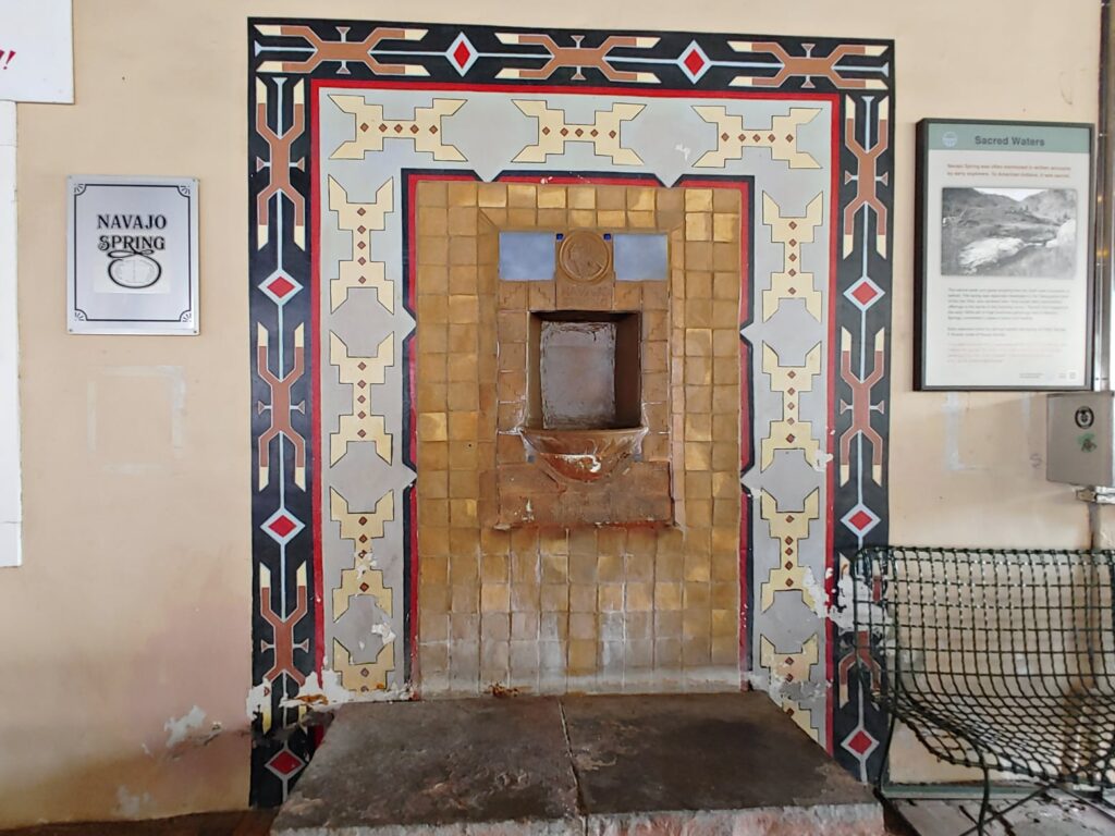 Navajo Spring mineral fountain in Manitou Springs